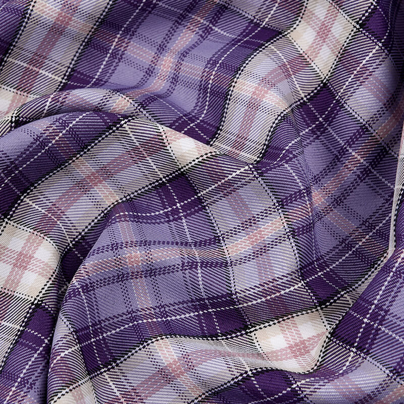 Plaid Yarn Dyed Poplin Fabric for Suit Wholesale Supplier 5